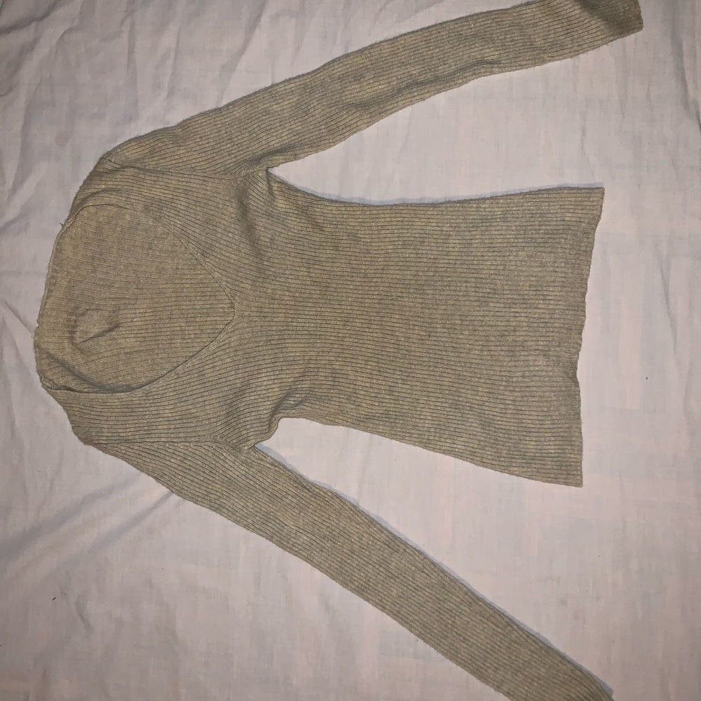 Beige cashmere shirt